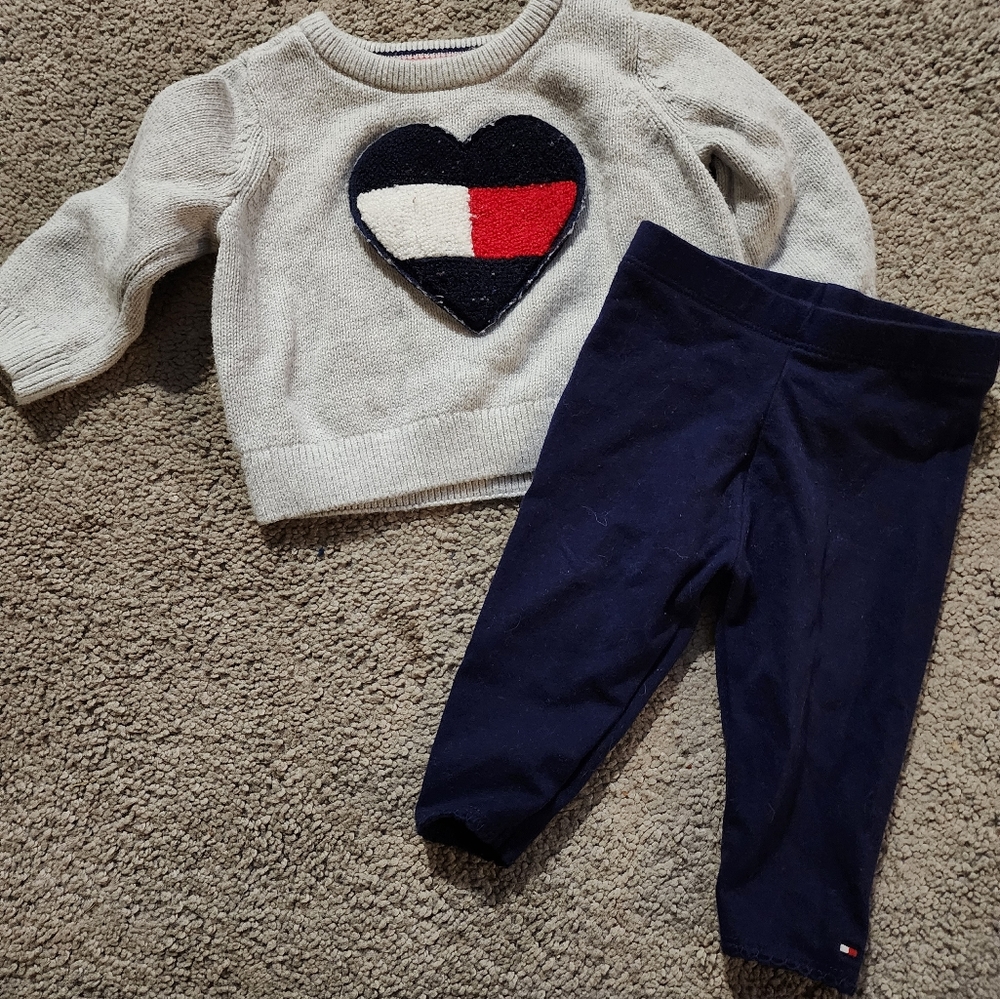 Baby girl Tommy Hilfiger set 3-6 months